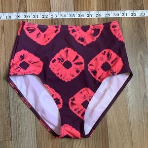 Zimmermann Floral Bikini Bottoms in Pink and Purple